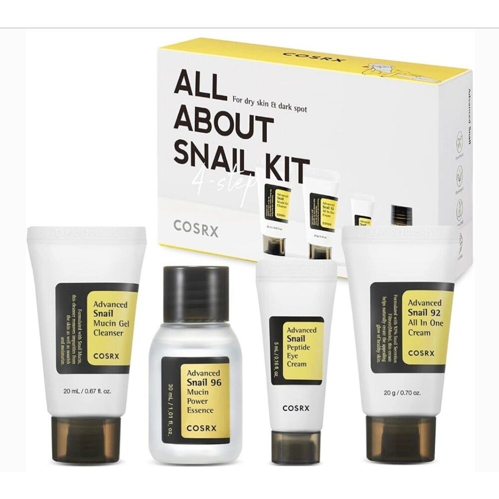 COSRX New In Unopened Box Seal Intact Dry Skin Dark Spot Skincare Travel Sz Kit
